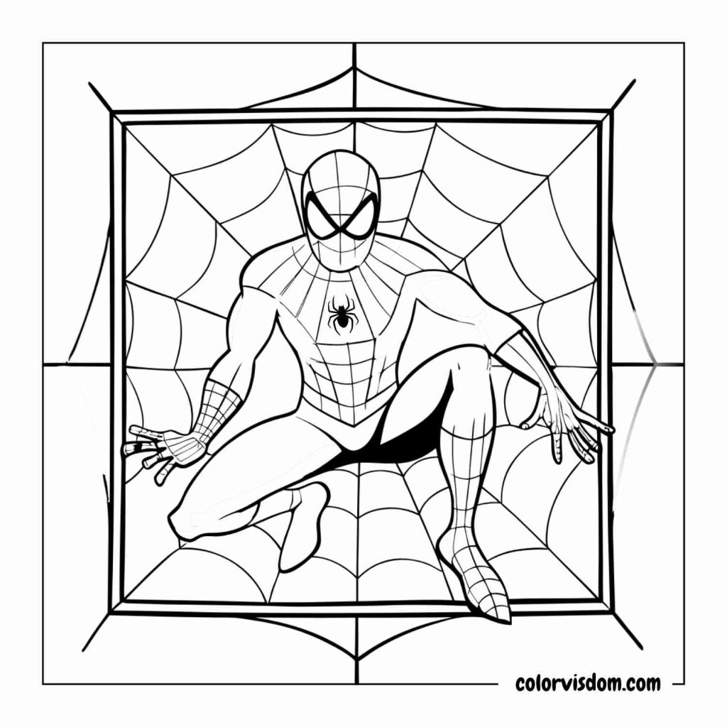 Creative Frames and Backgrounds for Spiderman