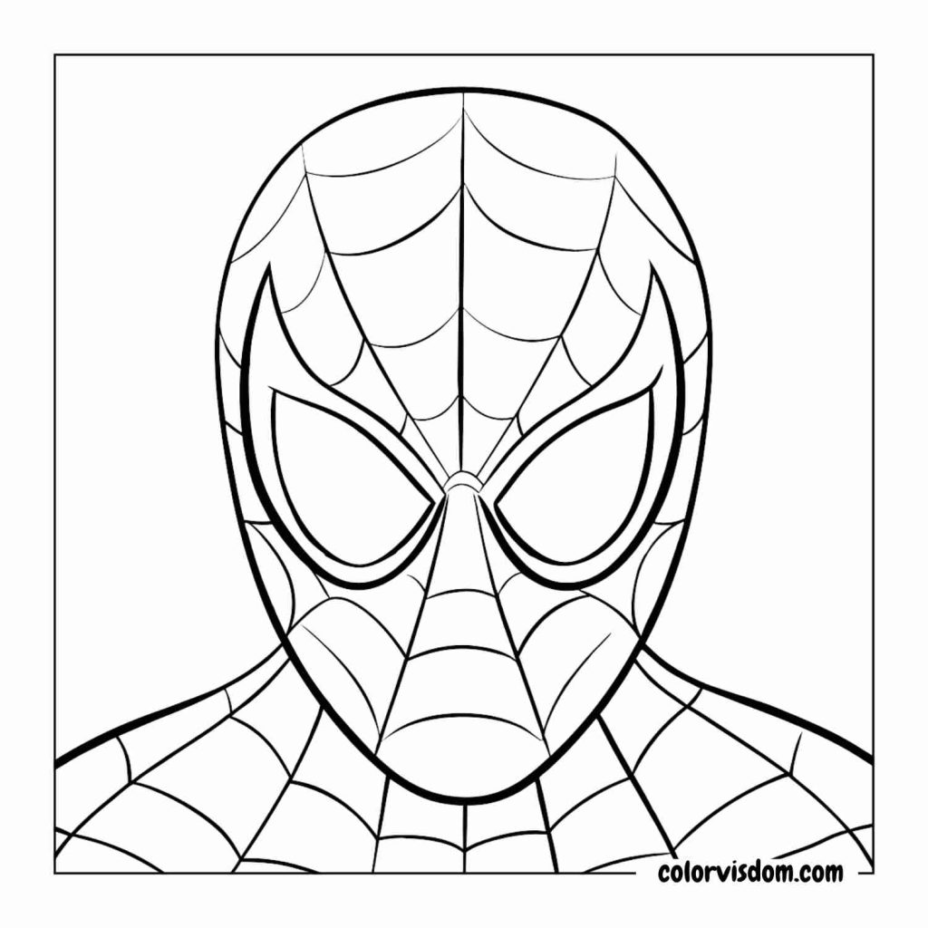 Close-Up of Spiderman’s Eyes