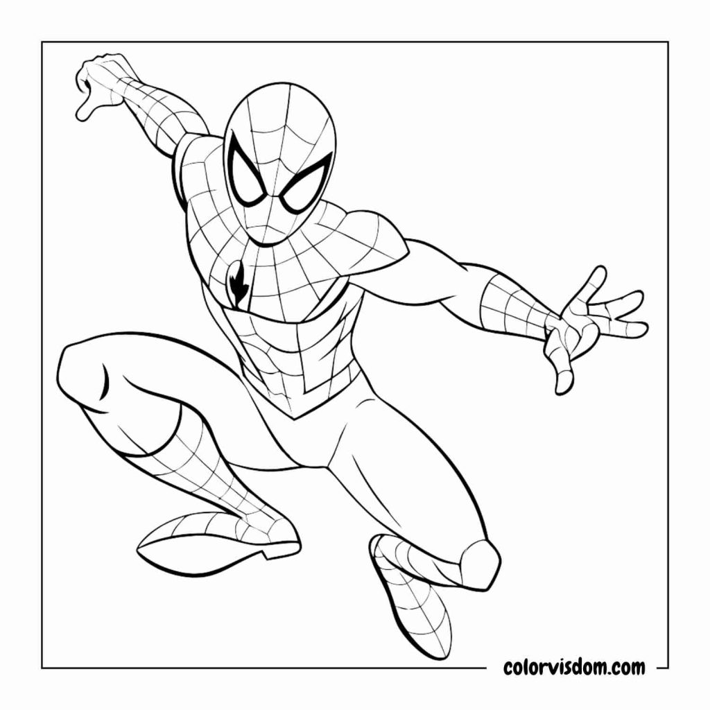 Spiderman in Action Pose