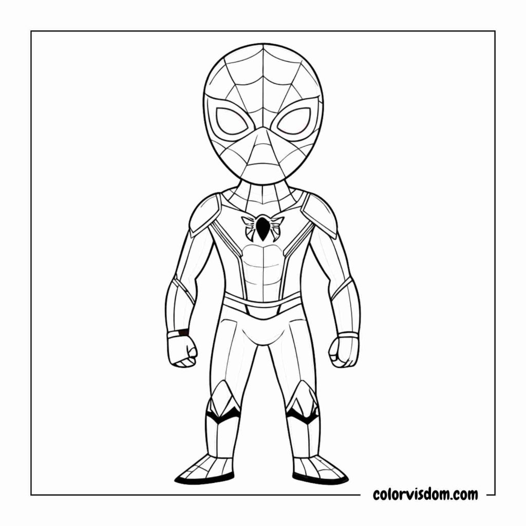 Intricate Spiderman Designs with Abstract Details