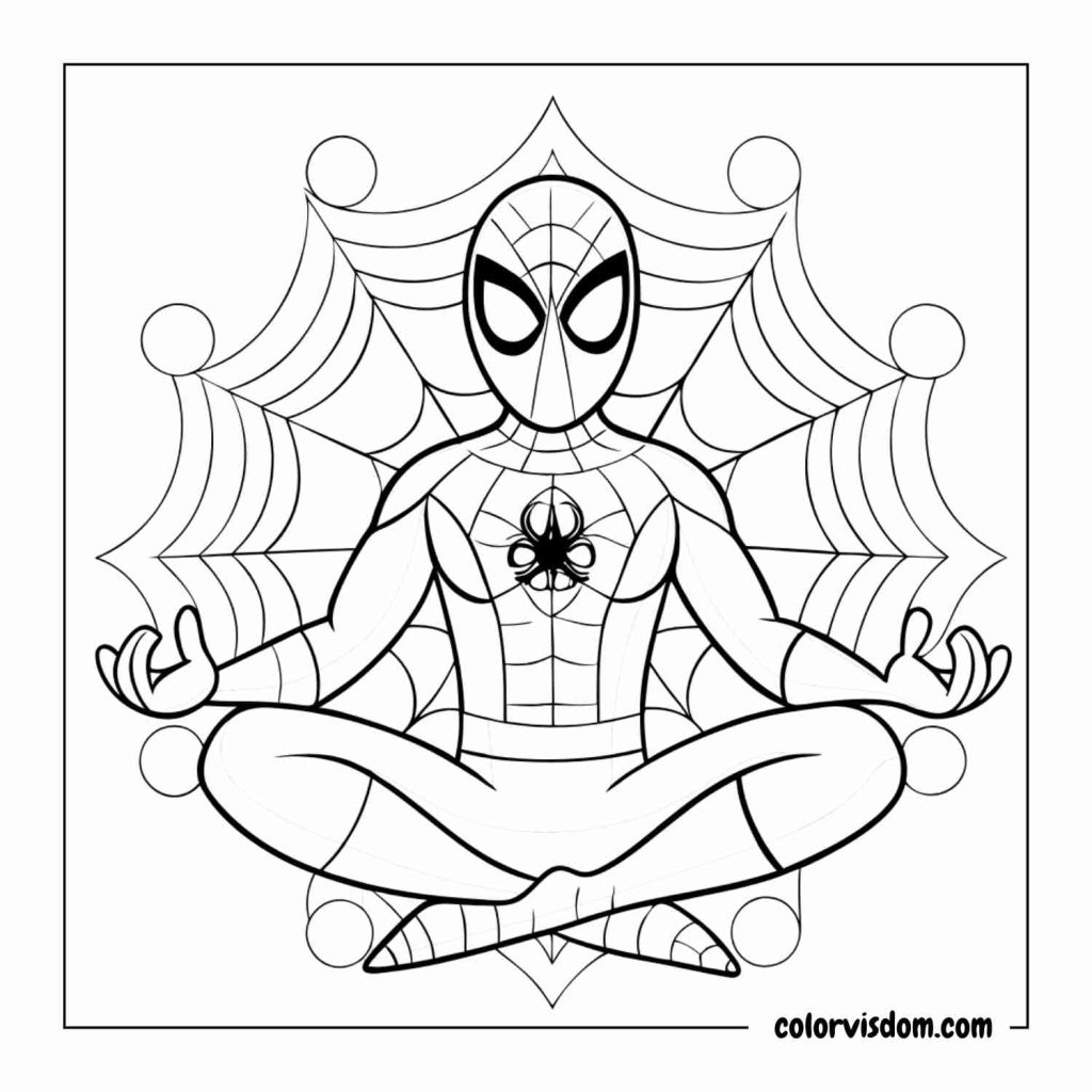 Spiderman in Meditation