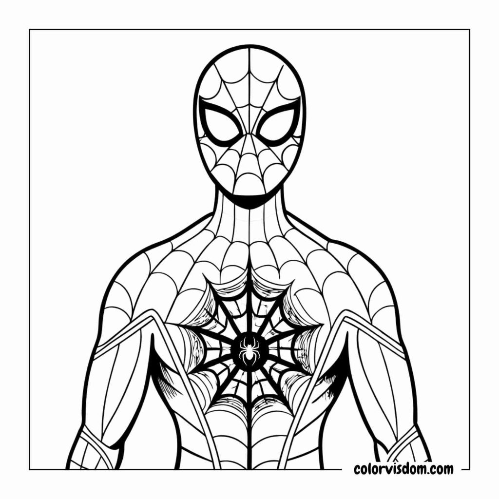 Abstract Spiderman Silhouette