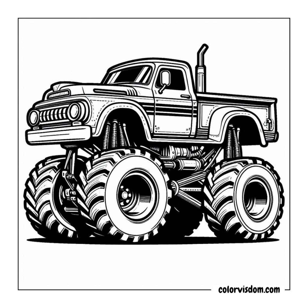 Monster Truck Side View