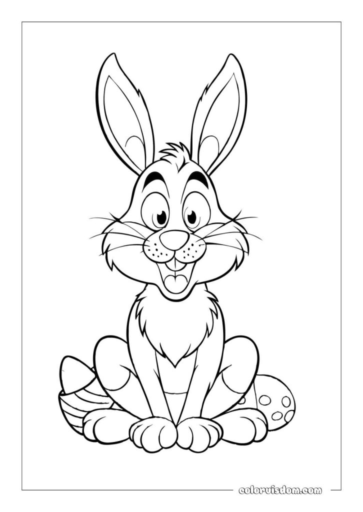 Smiling Easter Bunny