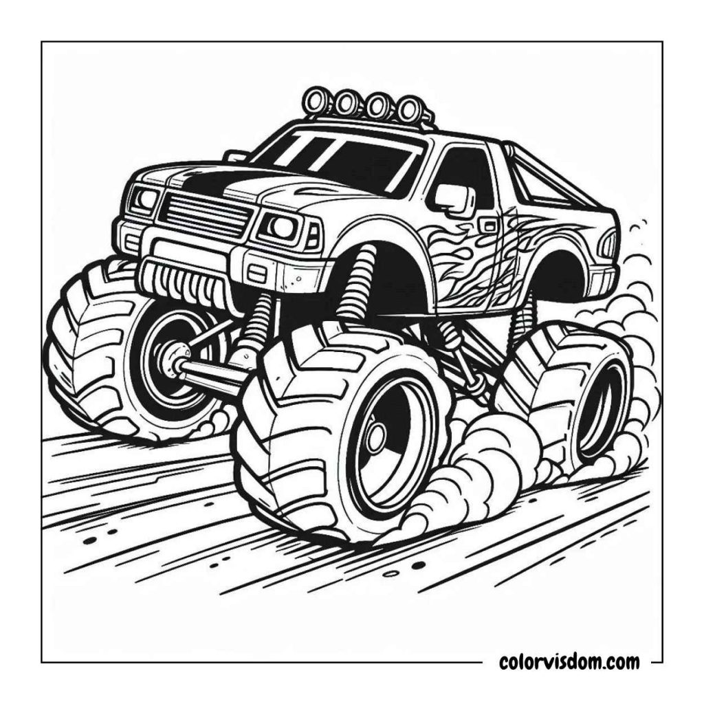 Monster Truck Drifting