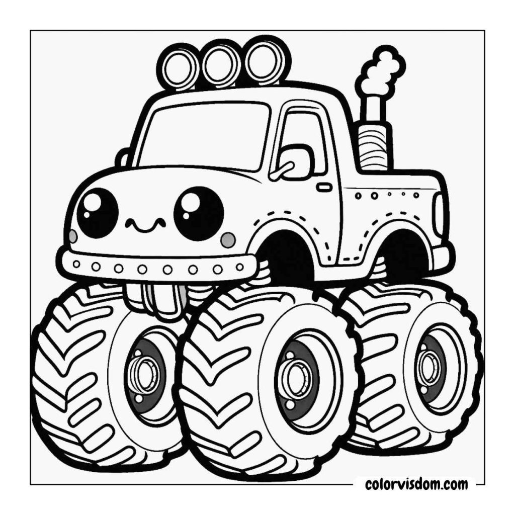 Cartoon Monster Truck 2