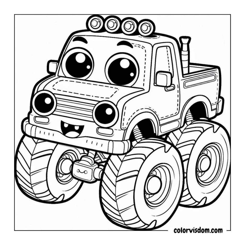 Cartoon Monster Truck