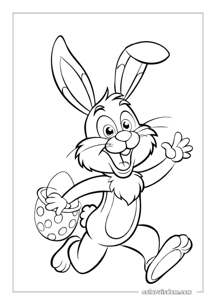 Jumping Easter Bunny