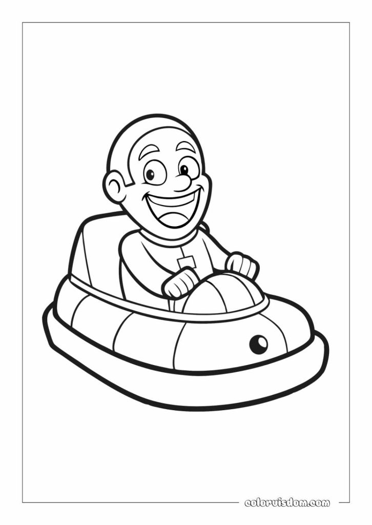 Zuma Riding His Hovercraft