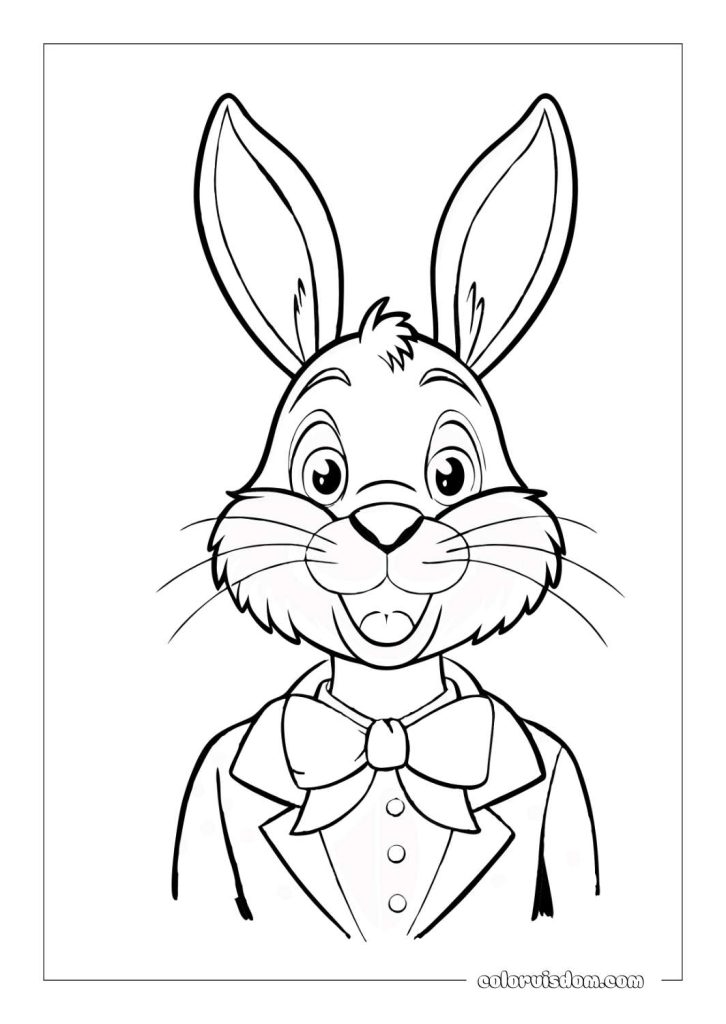 Easter Bunny with a Bow Tie