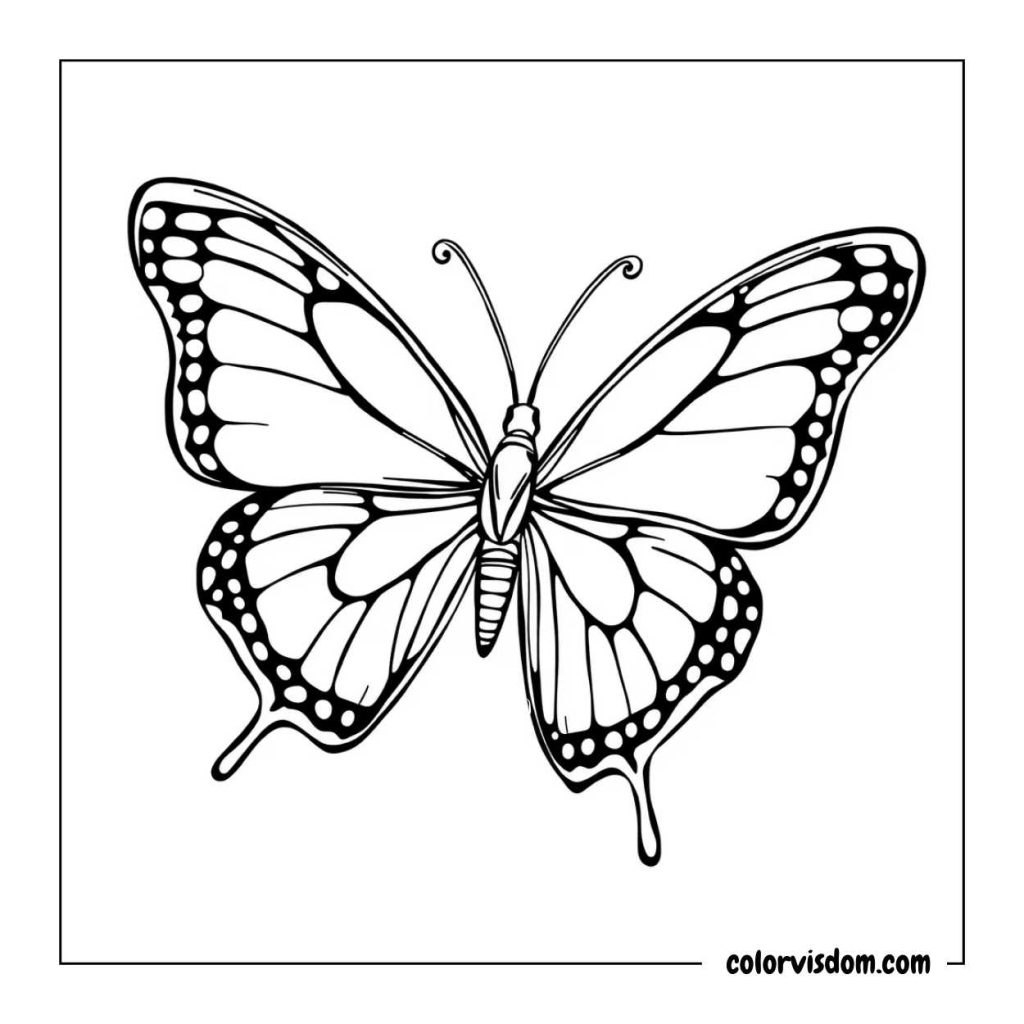 Butterfly in Mid-Flight