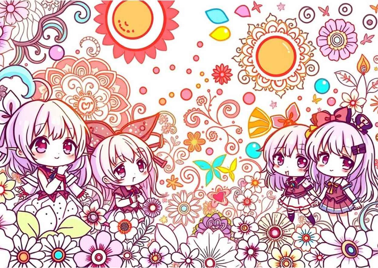 Anime Coloring Pages