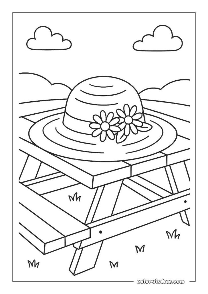 24 Free Summer Coloring Pages For Kids & Adults