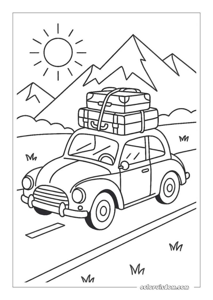 24 Free Summer Coloring Pages For Kids & Adults