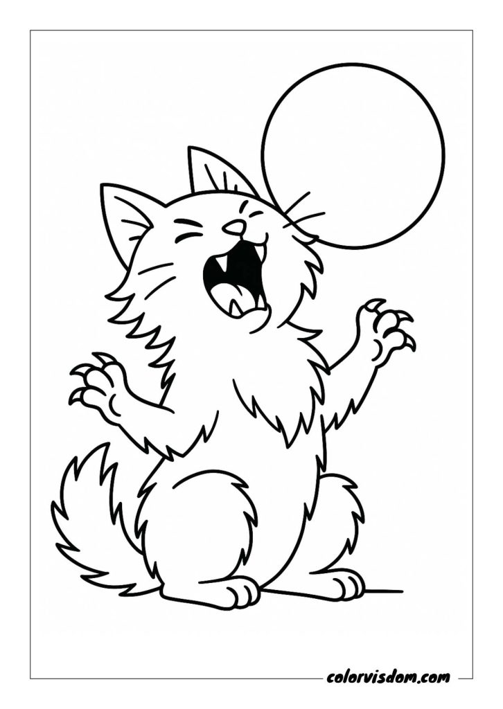 Werewolf-Inspired Cat