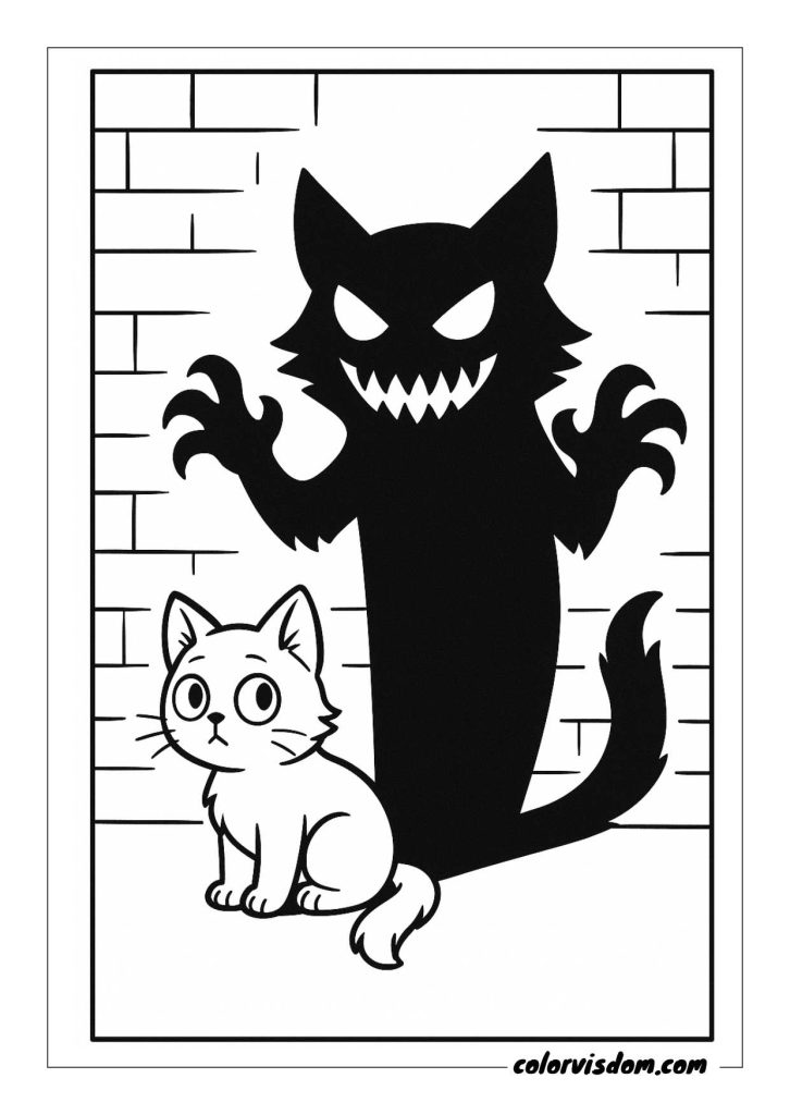 Shape-Shifting Shadow Cat