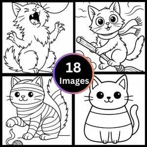 Cat Coloring Page
