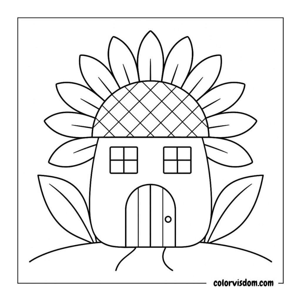 Sunflower Fairy-Tale House