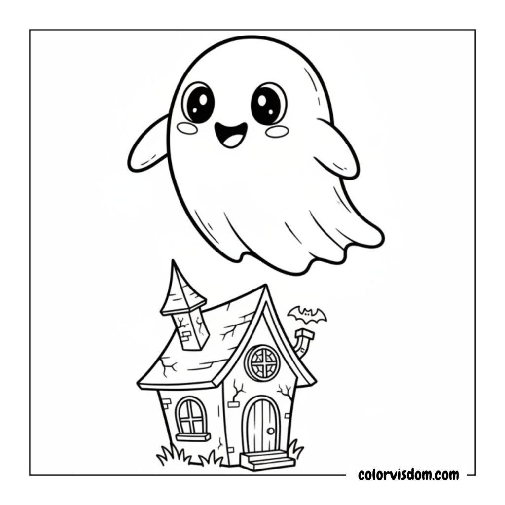 Ghost over Haunted House