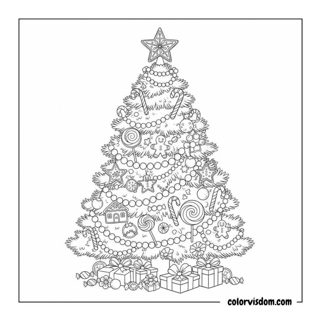 Candy-Themed Tree