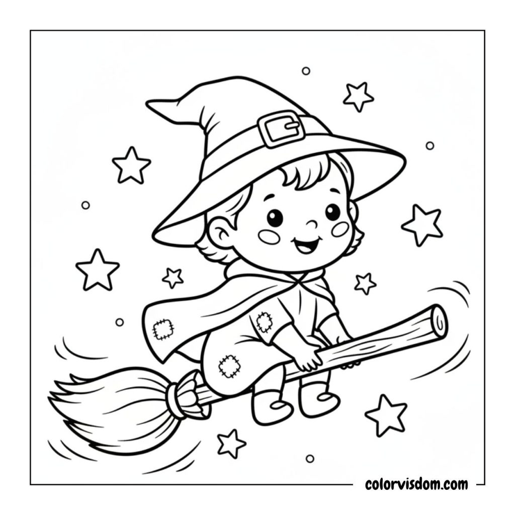 Witch on Broomstick