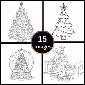 Christmas Tree Coloring Page