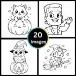 Cute Halloween Coloring