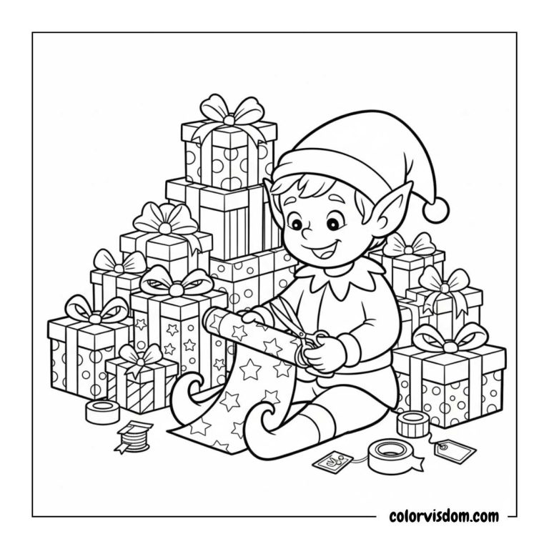Christmas Coloring Pages for Kids – Fun Holiday Art - Colorvisdom