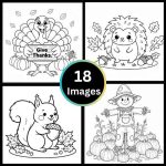 Thanksgiving Coloring Pages