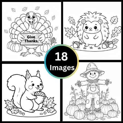 Thanksgiving Coloring Pages