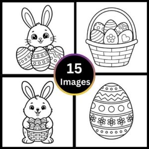 Cute & Fun Easter Coloring Pages