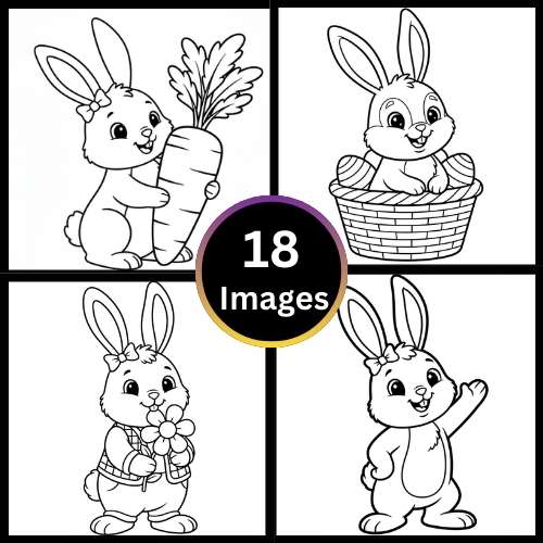 Easter Bunny Coloring Pages Are Great for Spring