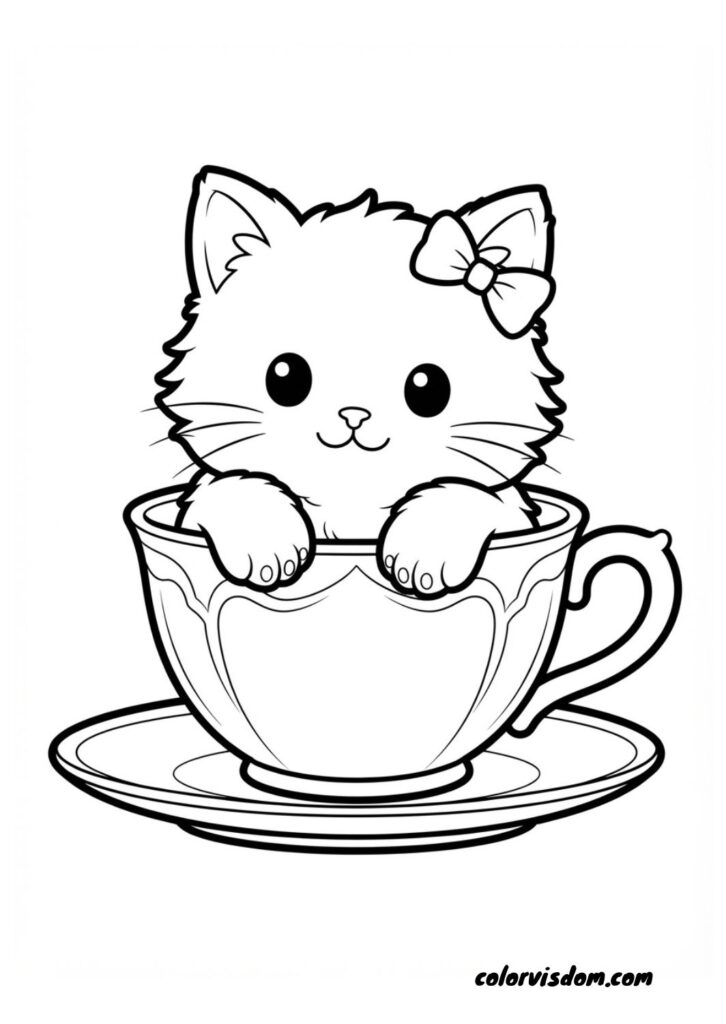 Kitten in a Teacup