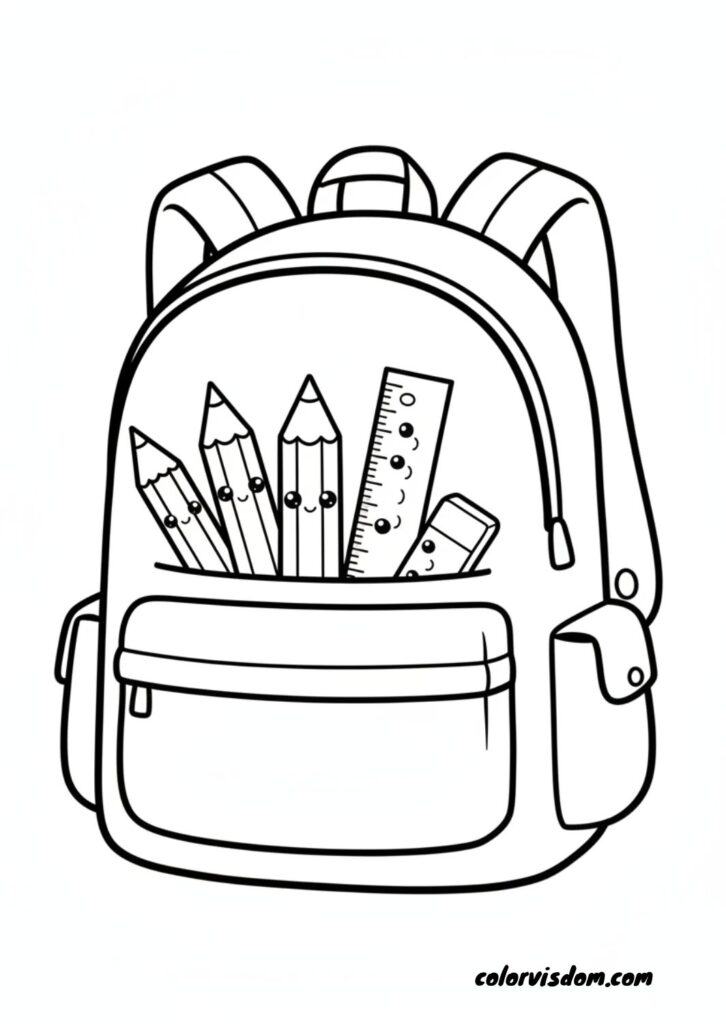 Backpack Full of Stationery: