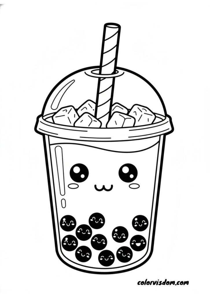 Boba Tea with a Face: